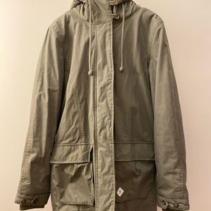 Vans long warm khaki jacket